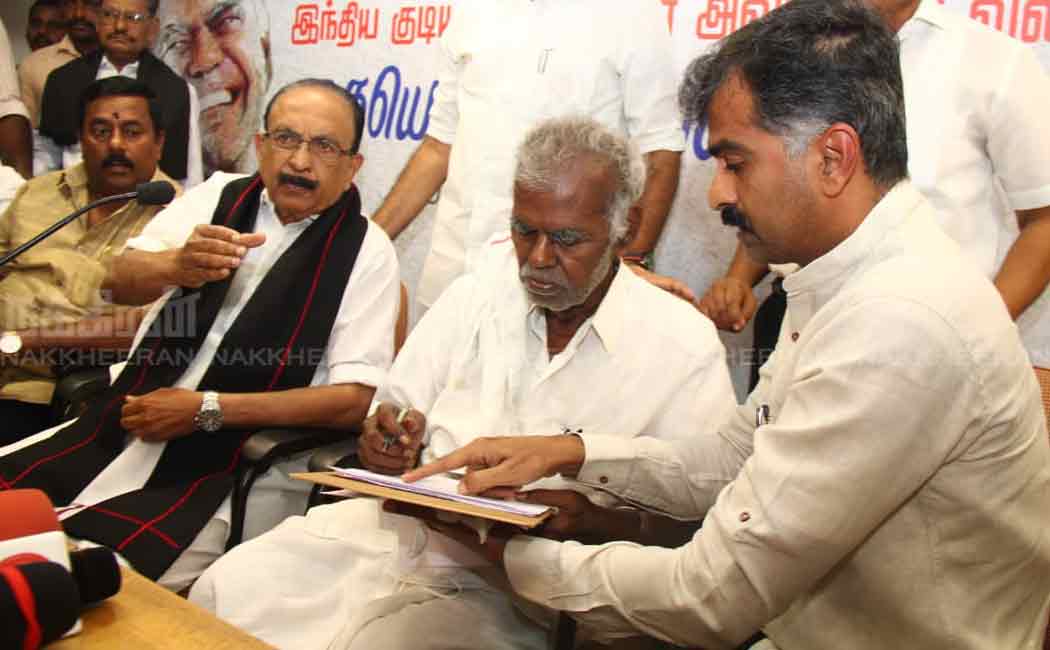mdmk signature movement participated ayya nallakannu