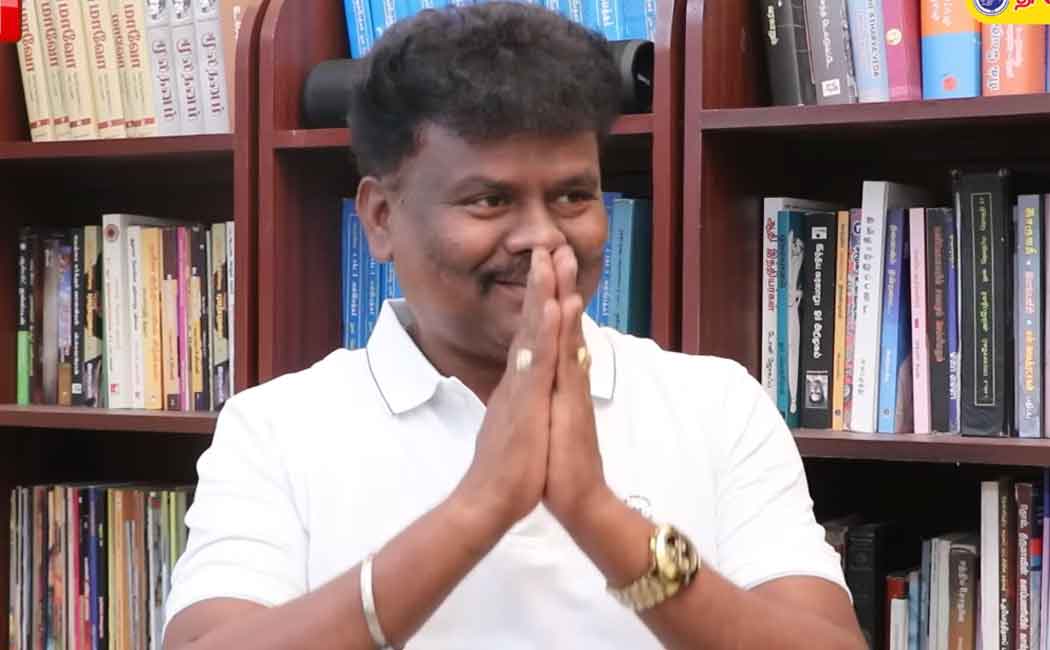 V.C.K. Sangatamizan spoke about thirumavalavan statement