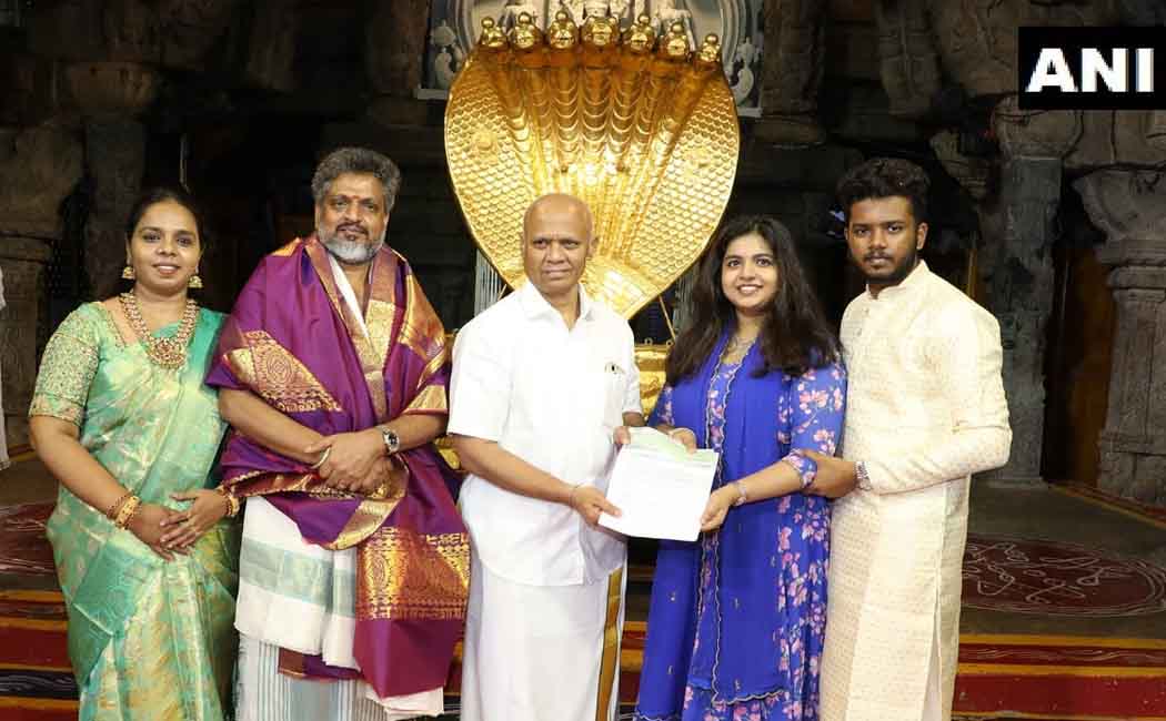 A Muslim couple who donated one crore rupees to the Tirupati Esumalayan Temple!