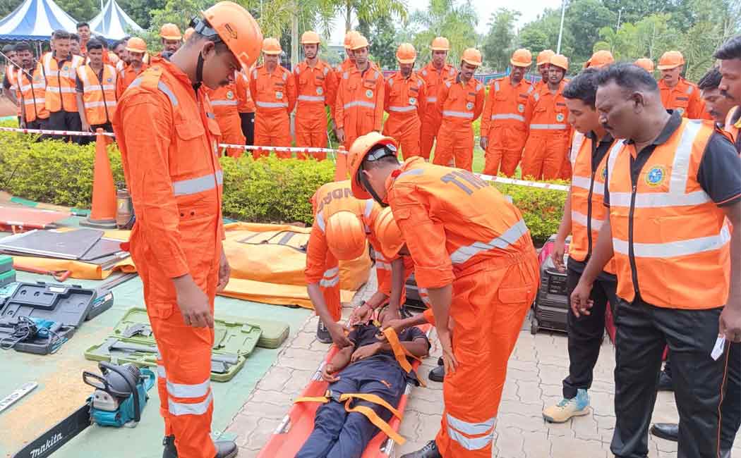 Rehearsal program of Tamil Nadu disaster recovery team