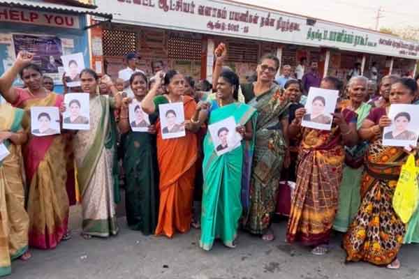DMK Women wing Condemn kushboo