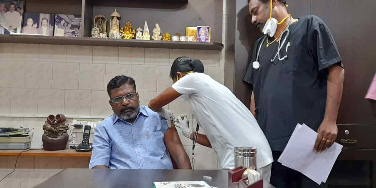 Stalin, thiruma had been vaccinated against corona