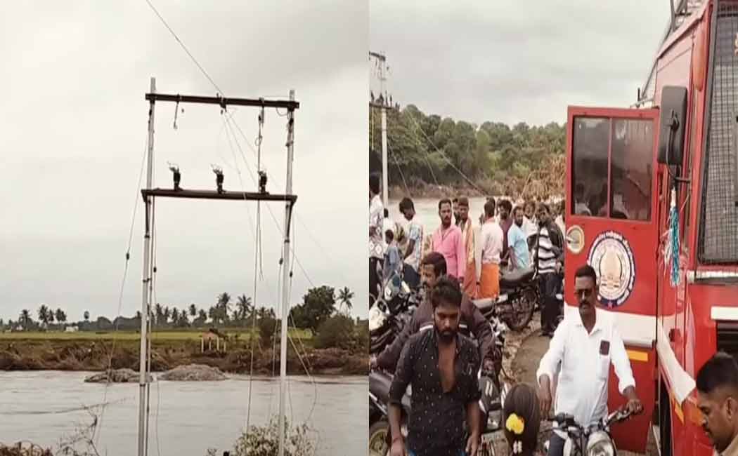 Electrical worker swept away in river; Mishap during renovation work