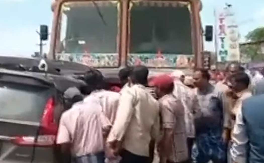 car lorry incident andhra pradesh