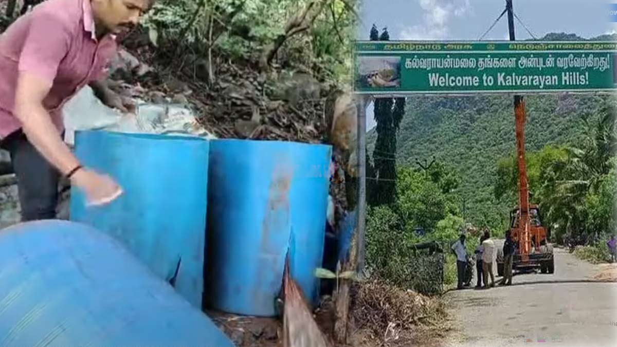 Discovery of Kallacharayam on Kalvarayan hill