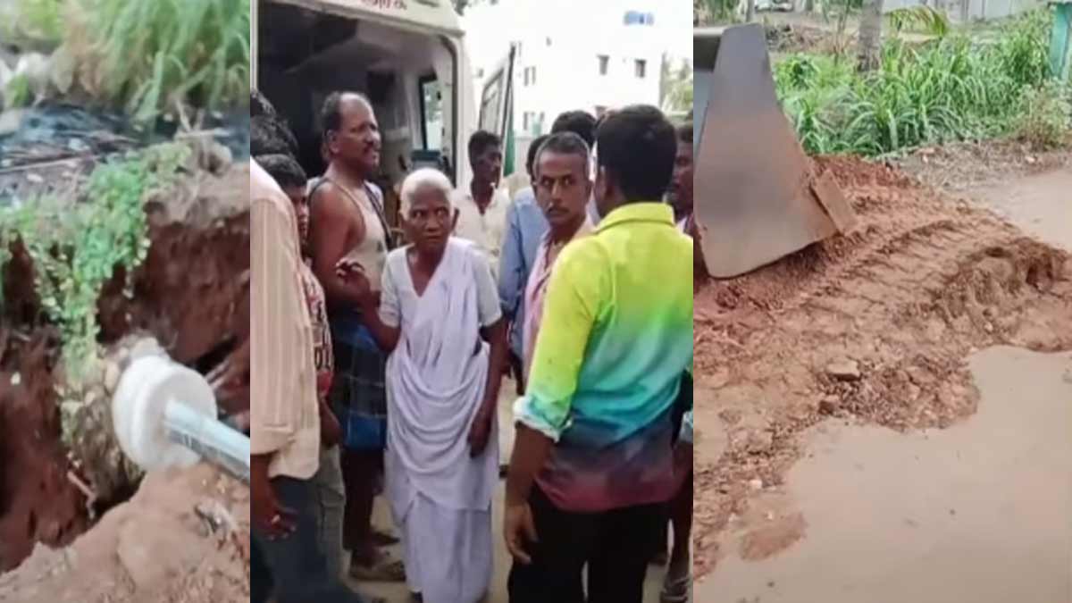 Accident while laying a drinking water pipe - worker lose their live