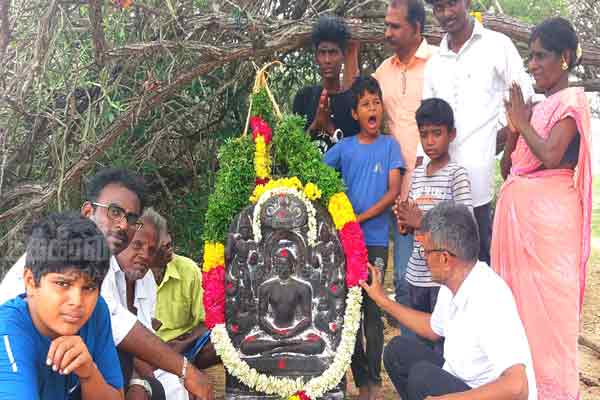mahaveer statue discovered in sivaganga district