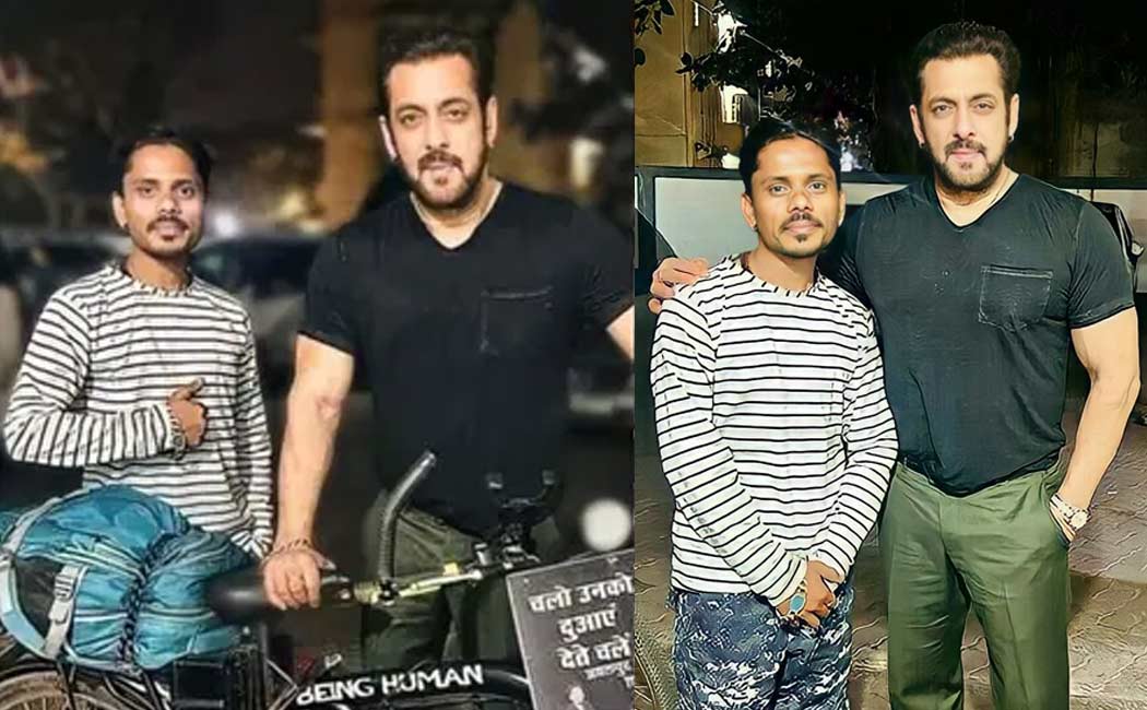 Salman Khan fan travel 1000km in cycle to meet him