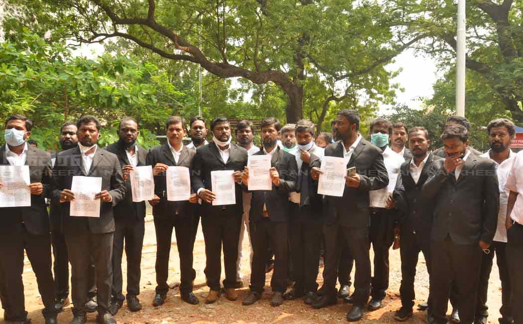 VCK Lawyer Team Petition to chennai additional commissioner