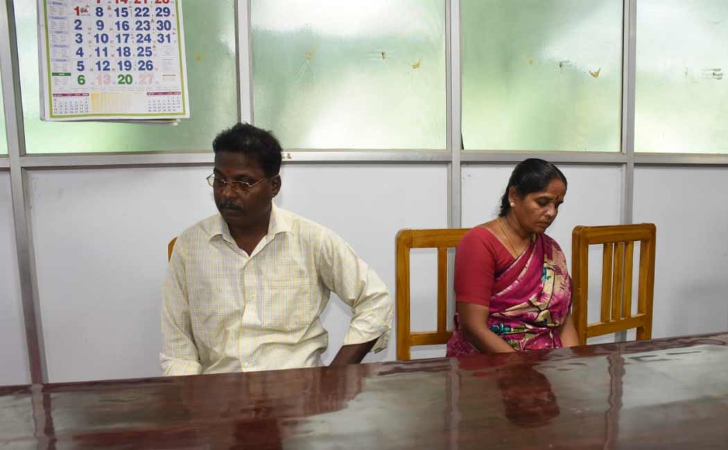female village assistant who was caught stealing Rs 5000 bribe was arrested