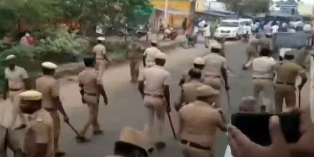 Madurai Melur girl incident ... Police beat up relatives involved in the struggle!