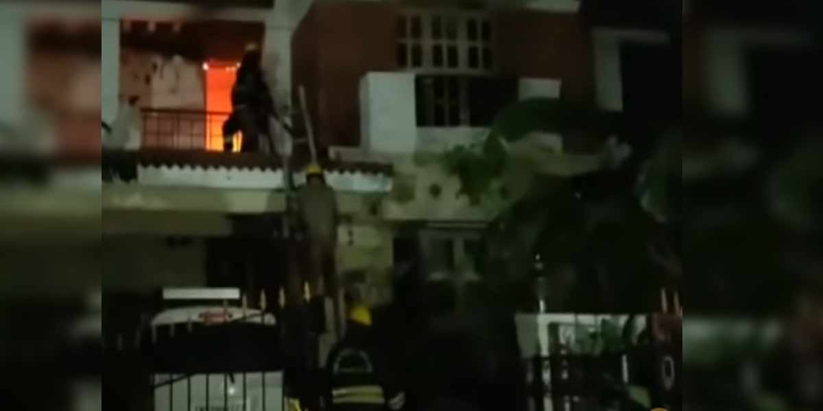Midnight fire incident in madurai