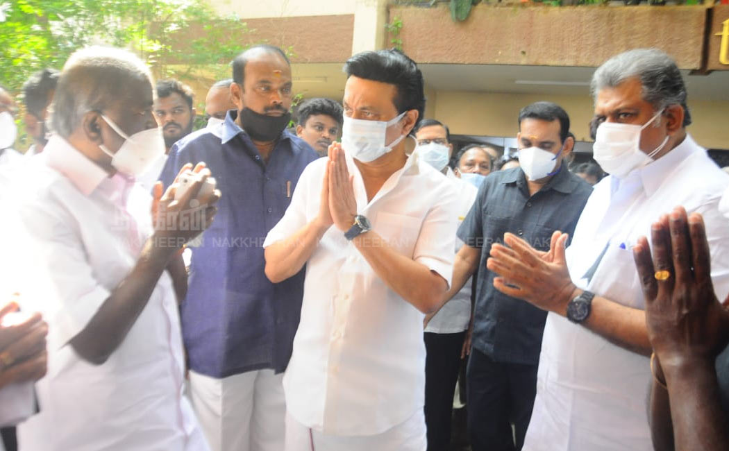 M.K.Stalin pay Tribute to B.S.Gnanadesikan