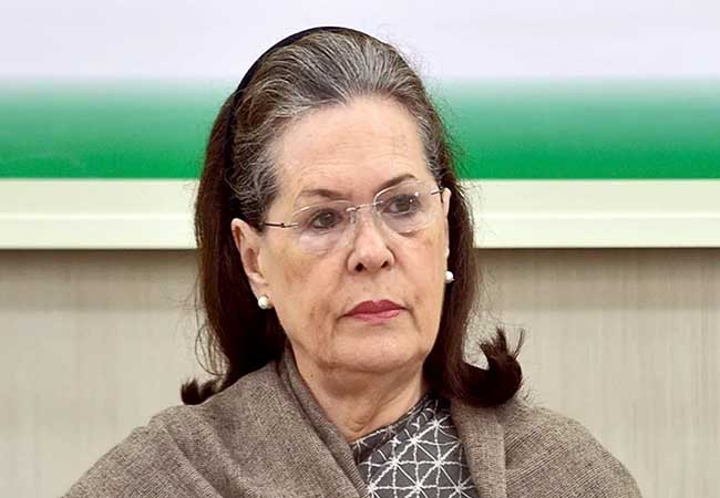 Sonia consults with Congress executives today!