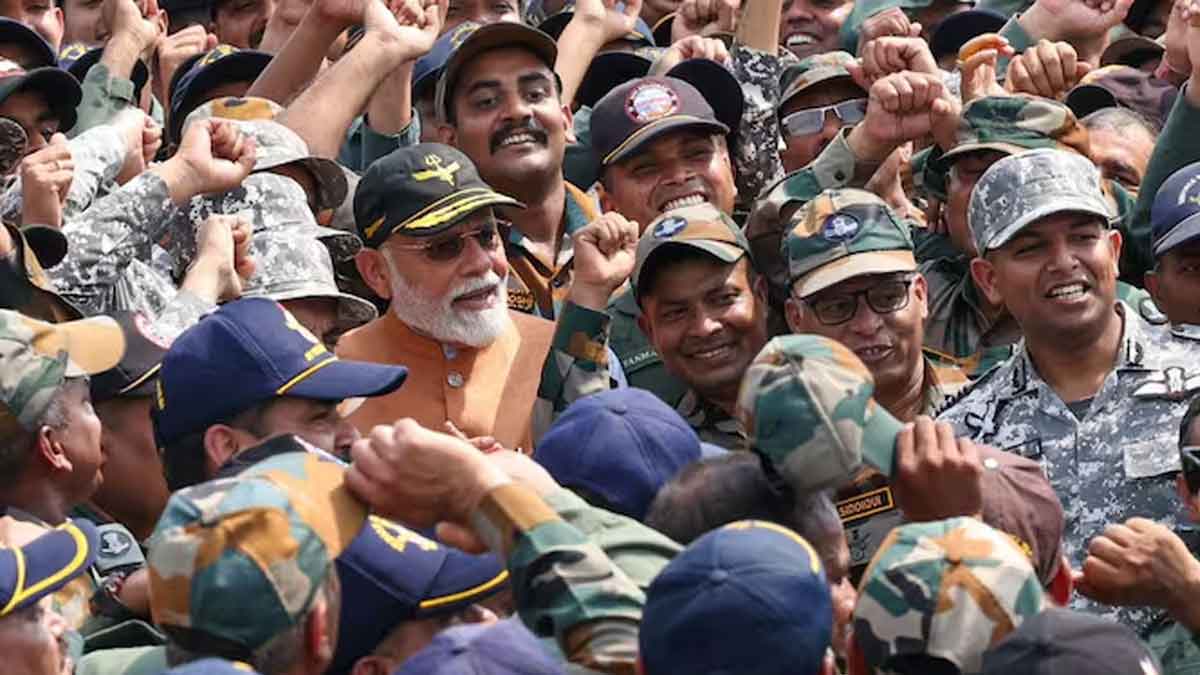 'We have made bran powder; Pakistan has lost its sleep' - Modi's speech