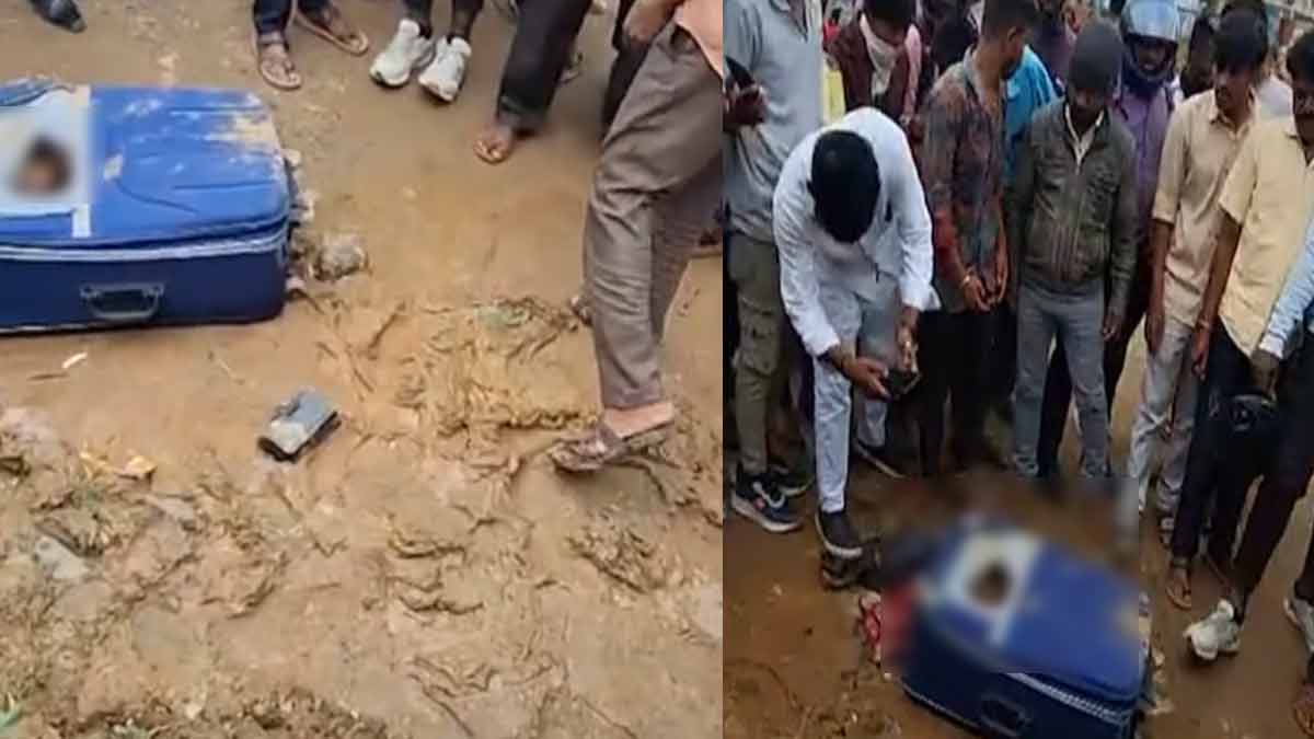 Girl's found in suitcase - public shock