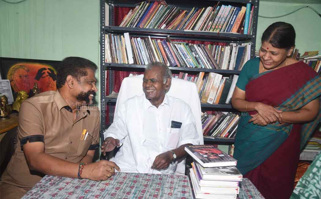 Comrade Nallakannu's 100th birthday; Nakkheeran family to wish them