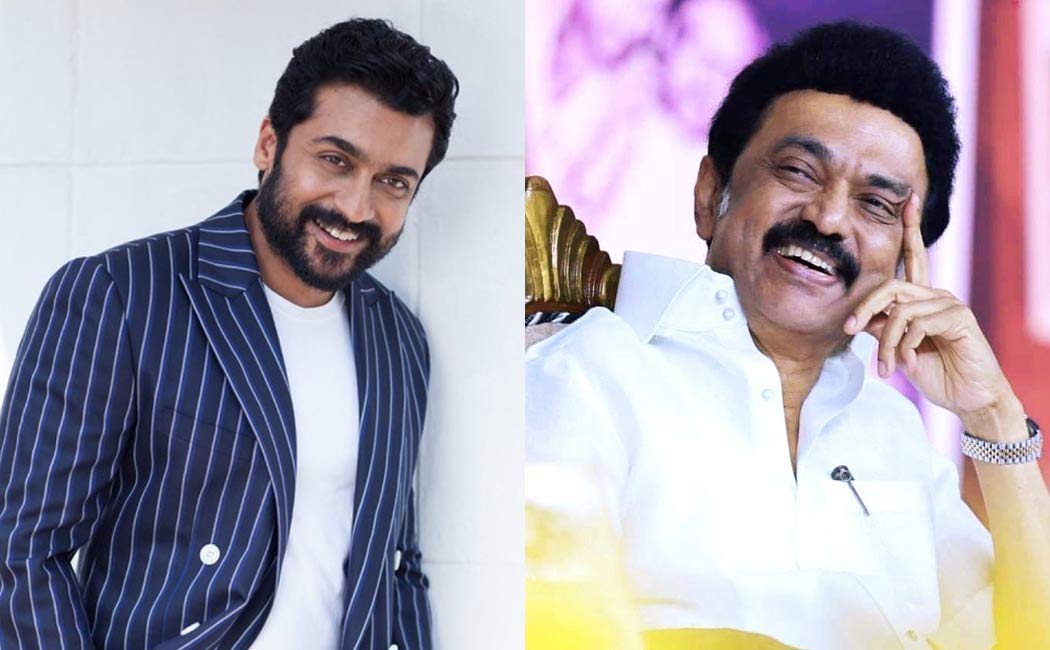 "Brother Suriya has done us proud" - Chief Minister M.K Stalin