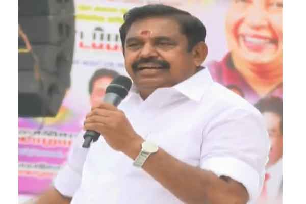 Edappadi palanisamy speech at walaja