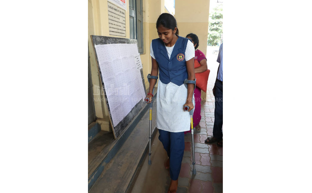 Students went to exam hall with teachers blessing