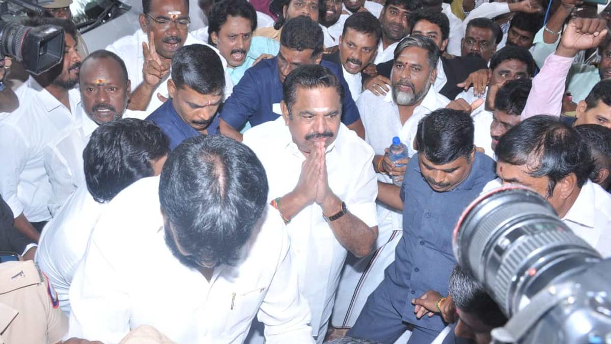 Edappadi appeared in court; Police