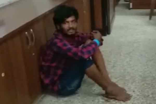 Government bus tirichy under the influence of cannabis; Youth arrested