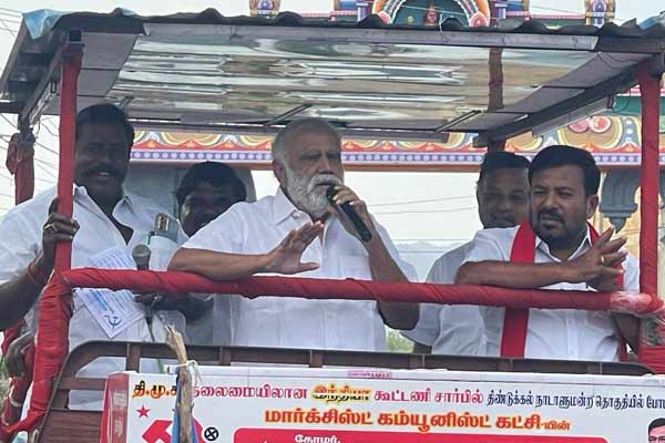 price of agricultural products will decrease with the change of central government says Minister I. Periyasamy