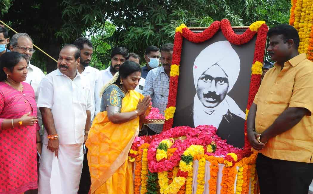 tn goverment tribute bharathiyar memorial day