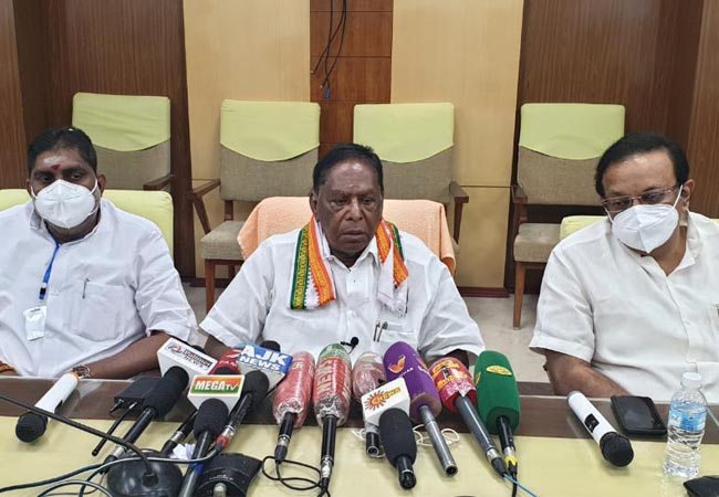 puducherry new year celebration peoples cm announced