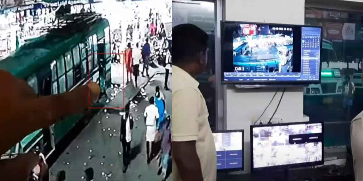 The young girl who left the infant to suffer in the bus... The police investigated with the CCTV footage!