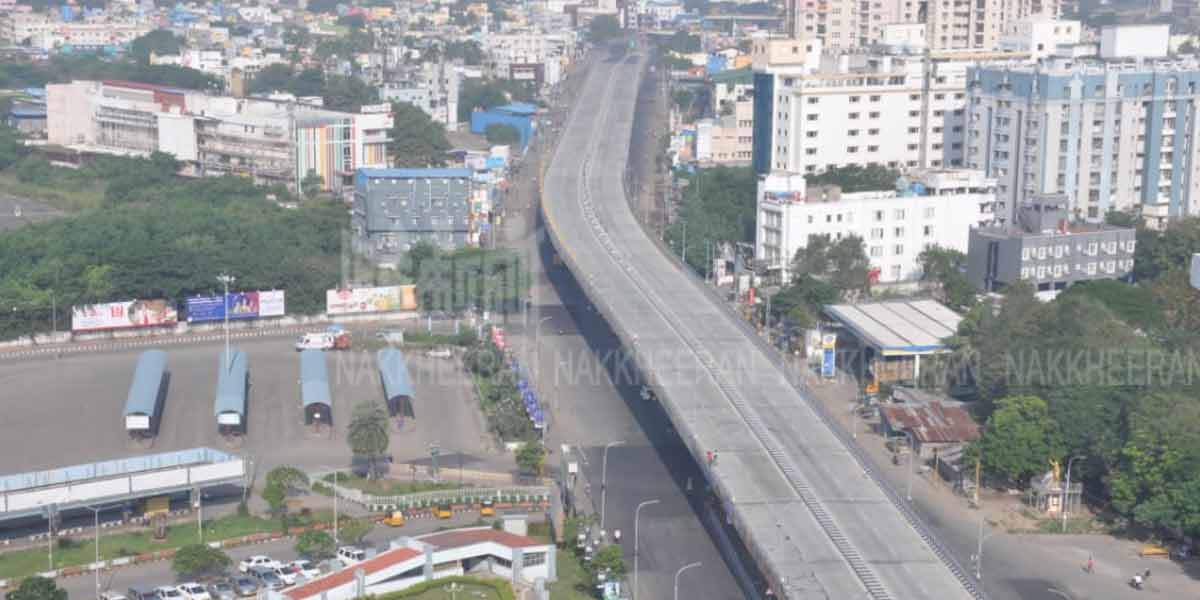 Deserted Chennai flyovers ... (Pictures)