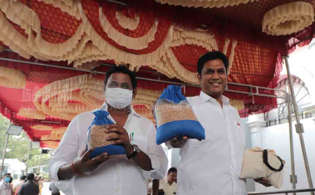 DRP Raja who came with rice