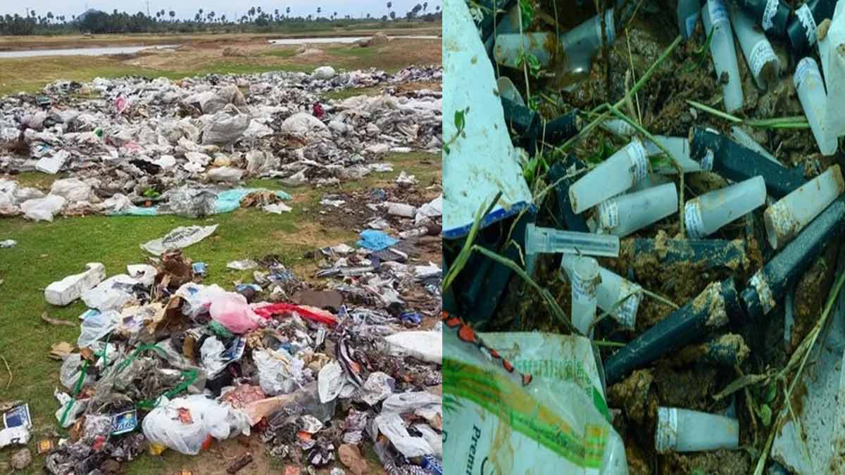 'Yesterday medical waste; Human waste today - another shock on the Tamil border