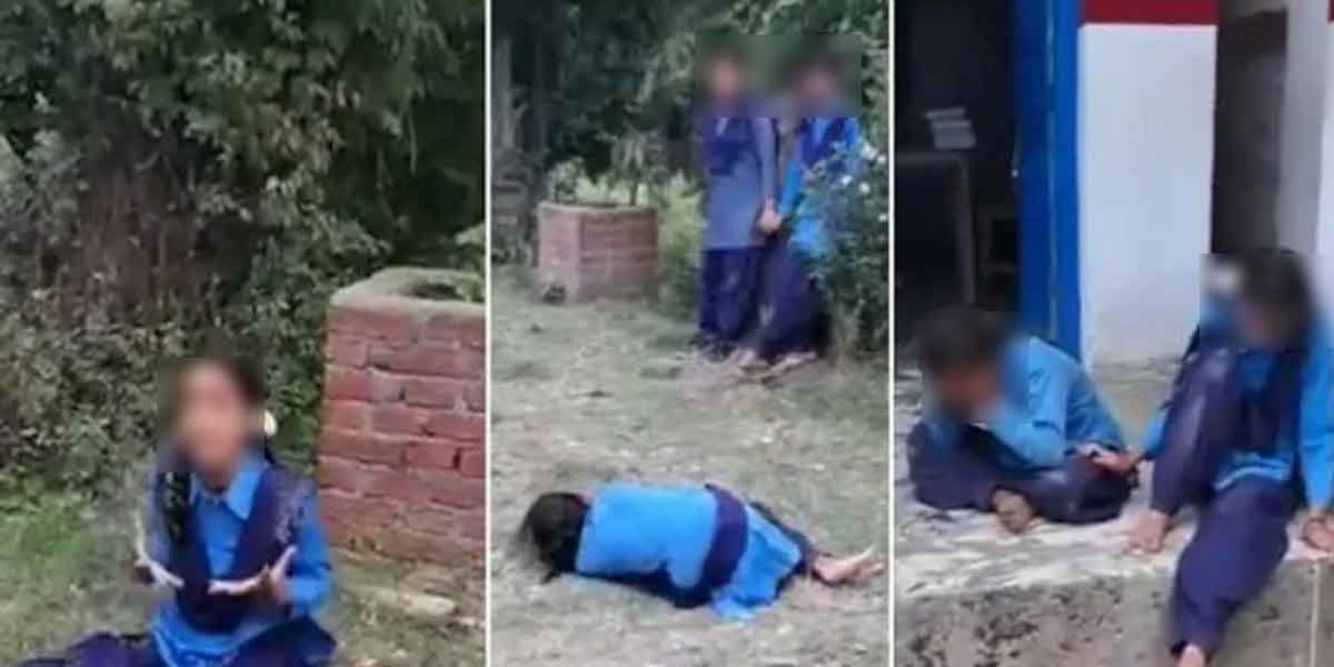 Mass hysteria for government school girls... video for panic!