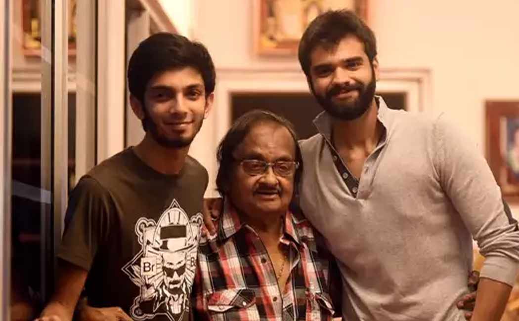 anirudh grandfather S V Ramanan passed away