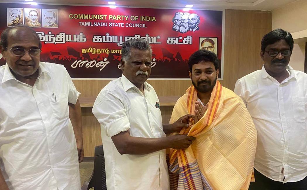 State Secretary of the Communist Party Mutharasan praised dada director