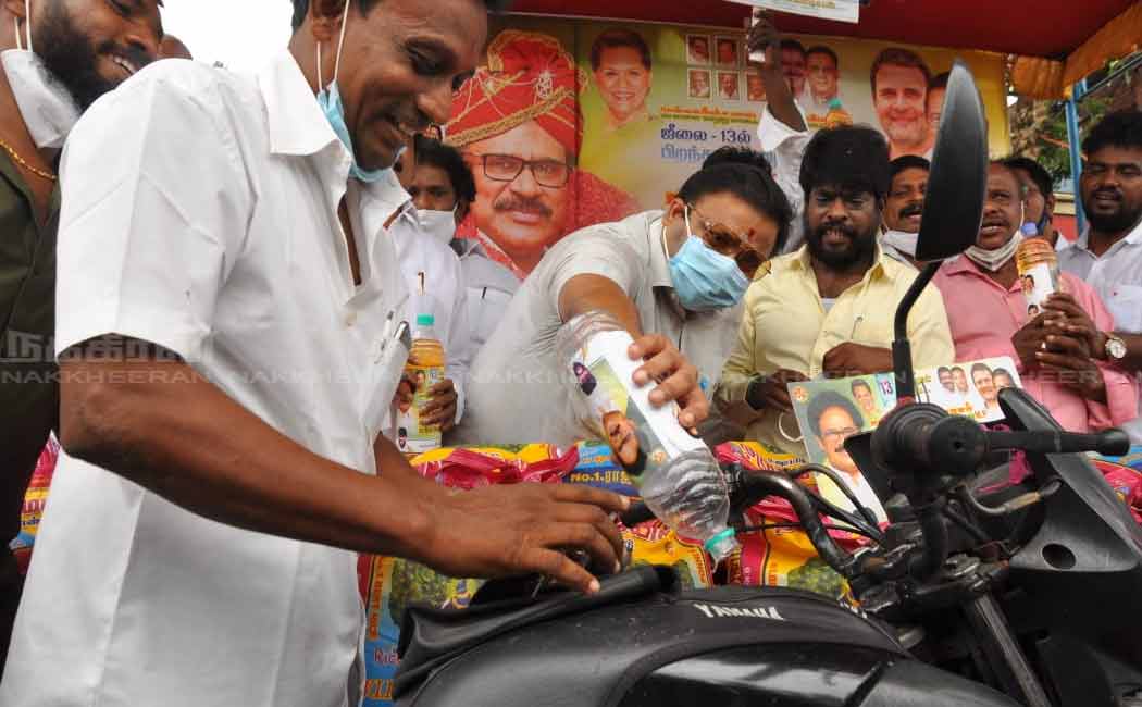 Congress vice president who provided free petrol