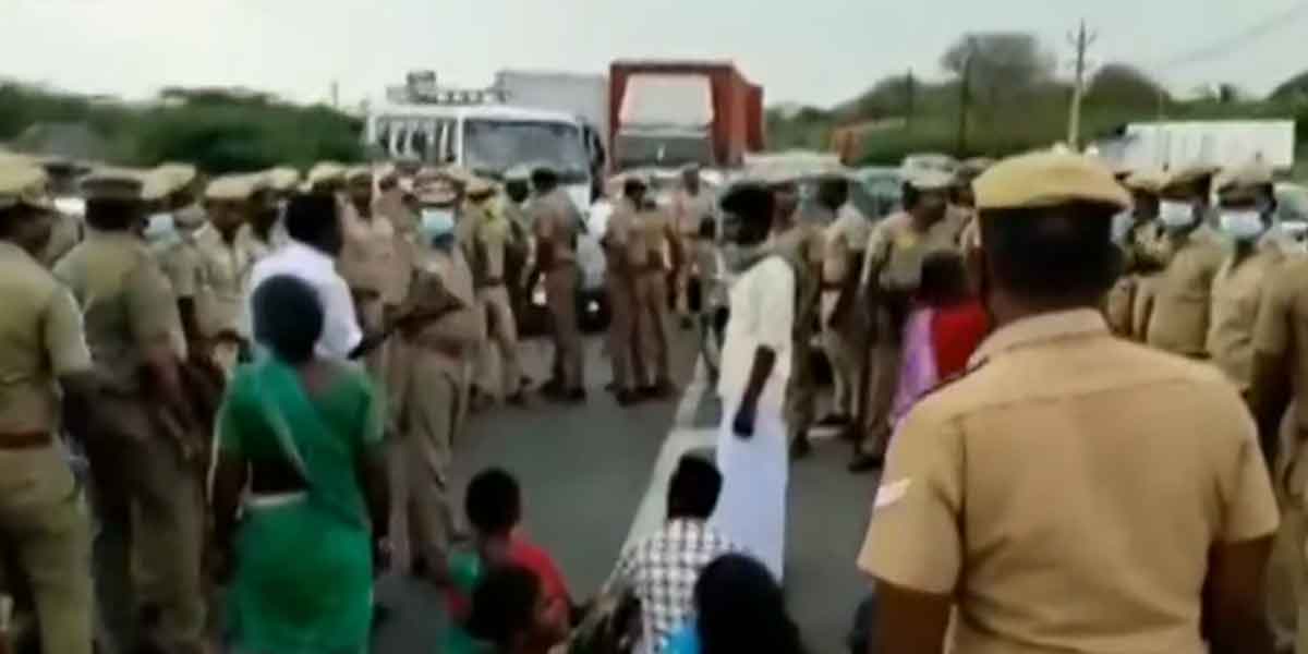 Madurai Melur girl incident ... Police beat up relatives involved in the struggle!