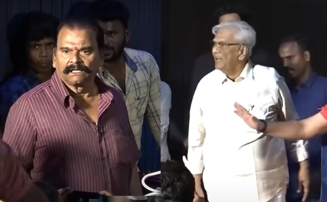 Bailwan and producer Rajan heated argument in katchikkaaran movie audio launch