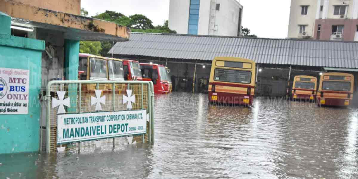 Perambur recorded maximum rainfall .... Emergency numbers announced in Chennai