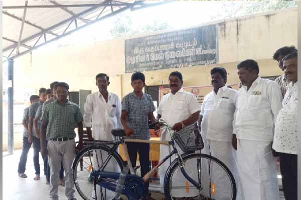 Free pedal carts provided by Tamil Nadu Govt