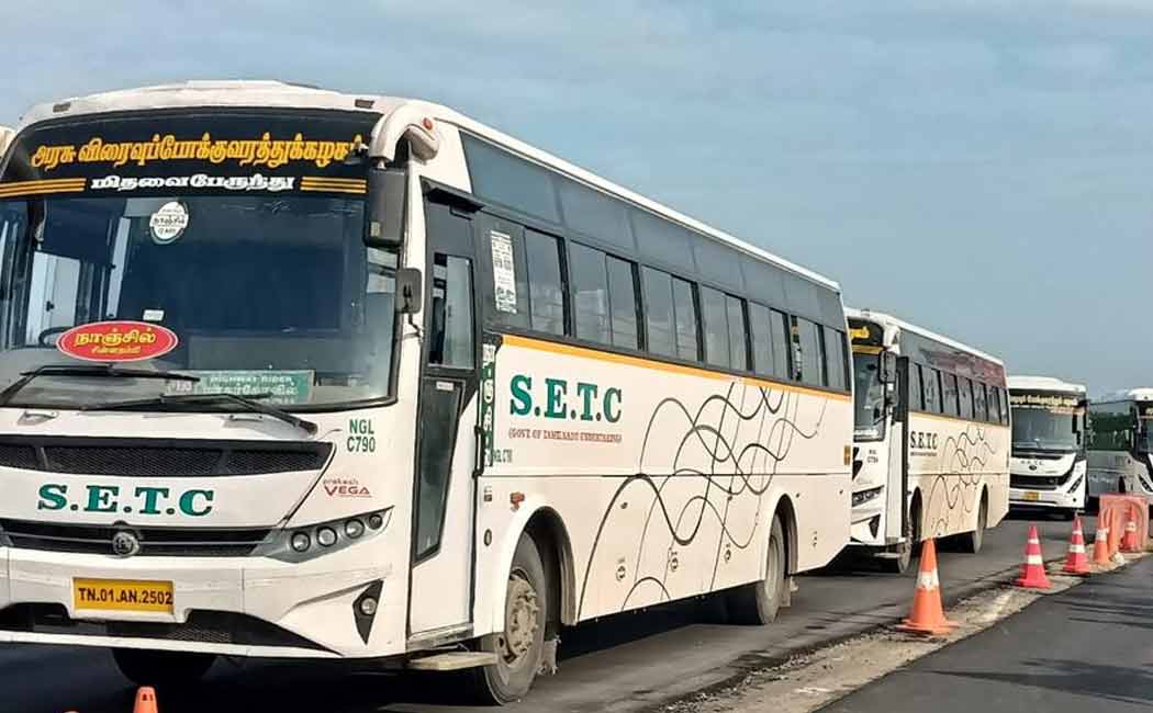 Seven government express buses denied entry at TollGate