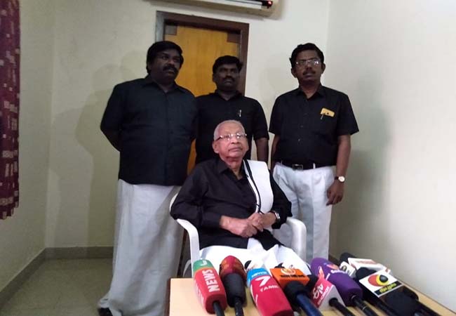 bjp one of the missied call party ki veeramani press meet