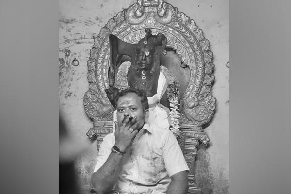 man who cut the neck of Karuppannasami temple priest