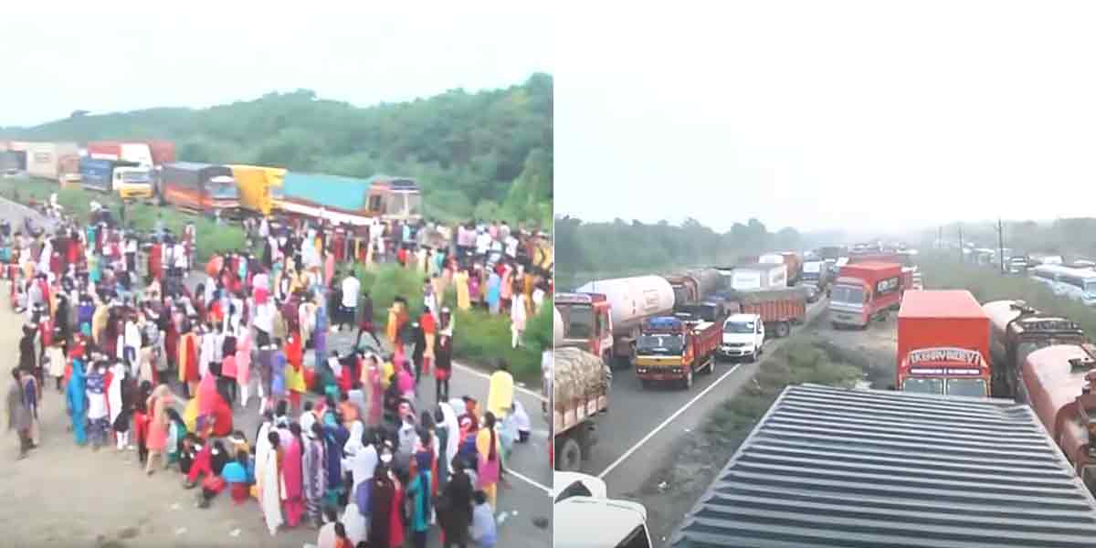 Poisonous food ... 2000 women who brought Sriperumbudur to a standstill!