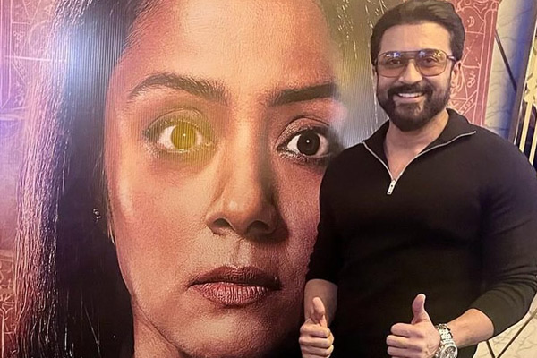 suriya wishes on jyotika Shaitaan movie release