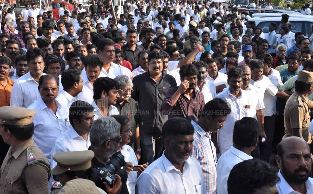 anbazhakan's Last rally DMK