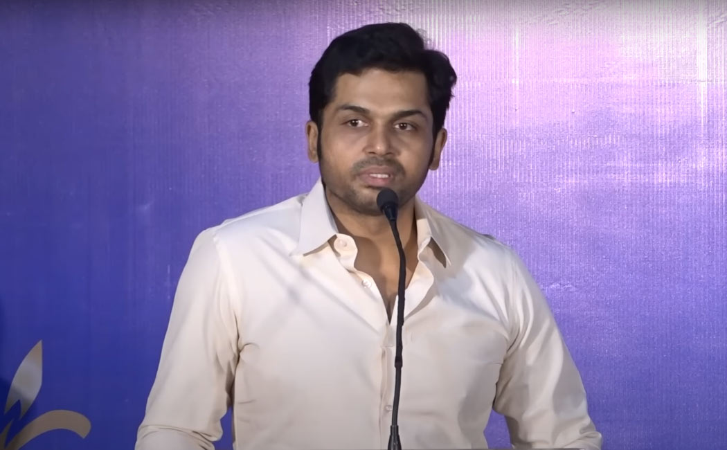 karthi latest speech about students