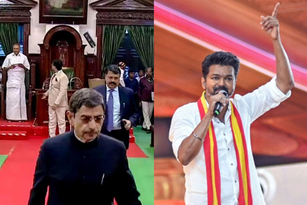 tvk leader vijay about governor rn ravi walk out in assembly