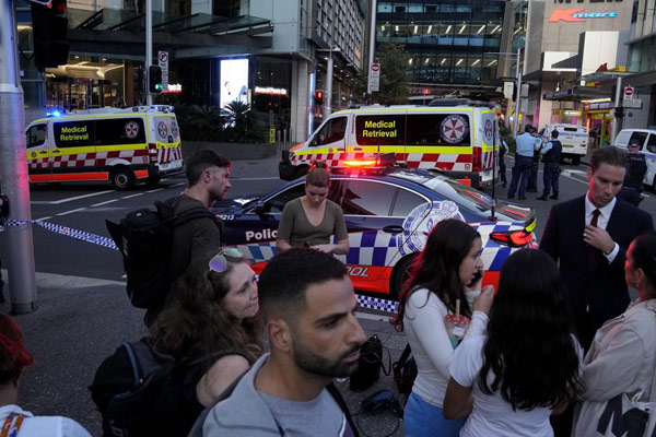 Mall incident in australia